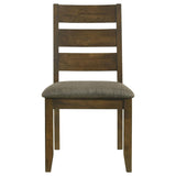Alston Wood Dining Side Chair Knotty Nutmeg (Set of 2) | King | Brown | Knotty Nutmeg | 106382