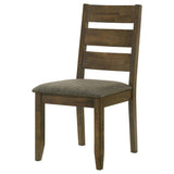 Alston Wood Dining Side Chair Knotty Nutmeg (Set of 2) | King | Brown | Knotty Nutmeg | 106382