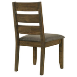 Alston Wood Dining Side Chair Knotty Nutmeg (Set of 2) | King | Brown | Knotty Nutmeg | 106382