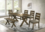 Alston 47-inch Solid Wood Dining Bench Knotty Nutmeg | King | Brown | Knotty Nutmeg | 106383
