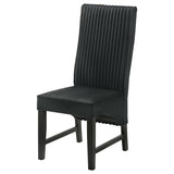 Barrand Upholstered Dining Side Chair Black (Set of 2) | Black | 106387