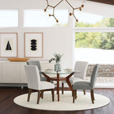 Paxton Upholstered Dining Side Chair Beige (Set of 2) | Beige | 106412