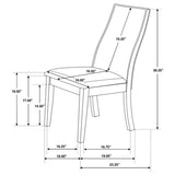 Spring Creek 7-piece Rectangular Dining Table Set Chocolate | 7-piece | 106581-S7