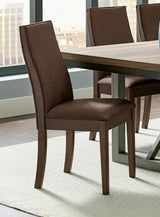 Spring Creek Upholstered Dining Chair Chocolate (Set of 2) | 106582
