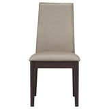 Spring Creek Upholstered Dining Chair Taupe (Set of 2) | Grey Taupe | 106583