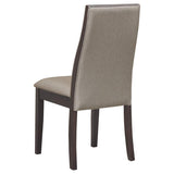 Spring Creek Upholstered Dining Chair Taupe (Set of 2) | Grey Taupe | 106583