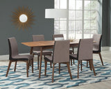 Redbridge 75-inch Extension Leaf Dining Table Natural Walnut | Brown | Natural Walnut | 106591