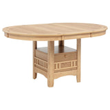 Lavon Oval 60-inch Wood Extension Leaf Dining Table Light Oak | Beige | Light Oak | 106620