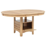 Lavon Oval 60-inch Wood Extension Leaf Dining Table Light Oak | Beige | Light Oak | 106620