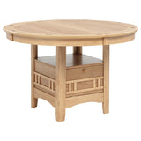 Lavon Oval 60-inch Wood Extension Leaf Dining Table Light Oak | Beige | Light Oak | 106620