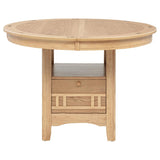Lavon Oval 60-inch Wood Extension Leaf Dining Table Light Oak | Beige | Light Oak | 106620