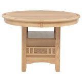 Lavon Oval 60-inch Wood Extension Leaf Dining Table Light Oak | Beige | Light Oak | 106620