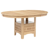 Lavon Oval 60-inch Wood Extension Leaf Dining Table Light Oak | Beige | Light Oak | 106620