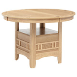 Lavon Oval 60-inch Wood Extension Leaf Dining Table Light Oak | Beige | Light Oak | 106620