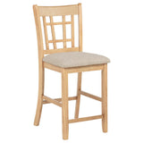 Lavon 5-piece Oval Counter Height Dining Set Light Oak | Brown | Light Oak | 106628-S5