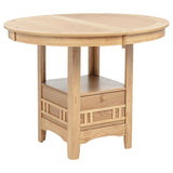 Lavon Oval 60-inch Counter Height Extension Dining Table Light Oak | King | Beige | Light Oak | 106628