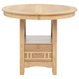Lavon Oval 60-inch Counter Height Extension Dining Table Light Oak | King | Beige | Light Oak | 106628