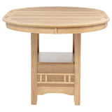 Lavon Oval 60-inch Counter Height Extension Dining Table Light Oak | King | Beige | Light Oak | 106628