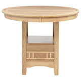 Lavon Oval 60-inch Counter Height Extension Dining Table Light Oak | King | Beige | Light Oak | 106628