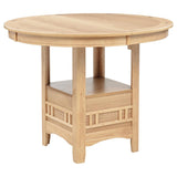 Lavon Oval 60-inch Counter Height Extension Dining Table Light Oak | King | Beige | Light Oak | 106628
