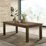 Coleman Rectangular 79-inch Dining Table Rustic Golden Brown | Brown | Rustic Golden Brown | 107041