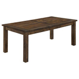 Coleman Rectangular 79-inch Dining Table Rustic Golden Brown | Brown | Rustic Golden Brown | 107041