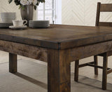 Coleman Rectangular 79-inch Dining Table Rustic Golden Brown | Brown | Rustic Golden Brown | 107041