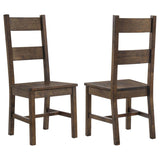 Coleman Dining Side Chair Rustic Golden Brown (Set of 2) | Brown | Rustic Golden Brown | 107042