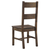 Coleman Dining Side Chair Rustic Golden Brown (Set of 2) | Brown | Rustic Golden Brown | 107042