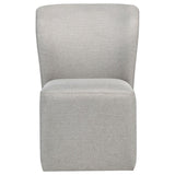 Jaelynn Upholstered Parsons Dining Side Chair Beige (Set of 2) | Full | Beige | 107052BEI