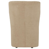 Jaelynn Upholstered Parsons Dining Side Chair Tan (Set of 2) | Full | Brown | Tan | 107052TAN
