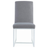 Mackinnon Upholstered Dining Side Chair Grey (Set of 2) | Grey | 107143