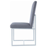 Mackinnon Upholstered Dining Side Chair Grey (Set of 2) | Grey | 107143