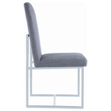 Mackinnon Upholstered Dining Side Chair Grey (Set of 2) | Grey | 107143