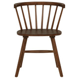 Jeffries Windsor Wood Dining Side Chair Walnut (Set of 2) | Brown | Walnut | 107202WAL