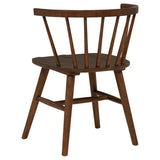 Jeffries Windsor Wood Dining Side Chair Walnut (Set of 2) | Brown | Walnut | 107202WAL