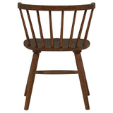 Jeffries Windsor Wood Dining Side Chair Walnut (Set of 2) | Brown | Walnut | 107202WAL