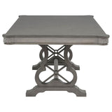 Cresswell 104-inch Double Pedestal Extension Dining Table Weathered Taupe | Beige | Weathered Taupe / Weathered Tan | 107451