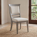 Cresswell Upholstered Dining Side Chair Tan (Set of 2) | Grey | Tan / Weathered Taupe | 107452
