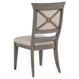 Cresswell Upholstered Dining Side Chair Tan (Set of 2) | Grey | Tan / Weathered Taupe | 107452