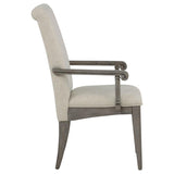 Cresswell Upholstered Dining Arm Chair Tan (Set of 2) | Beige | Tan / Weathered Taupe | 107453