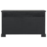 Cresswell 2-door 3-drawer Wine Storage Buffet Weathered Taupe | Grey | Weathered Taupe / Weathered Tan | 107455B