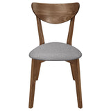 Alfredo 5-piece Butterfly Leaf Dining Set Natural Walnut | Brown | Natural Walnut | 108080-S5