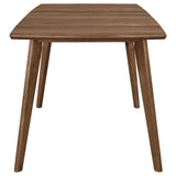 Alfredo 63-inch Extension Leaf Dining Table Natural Walnut | King | Brown | Natural Walnut | 108080