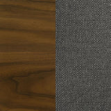 Alfredo Dining Side Chair Grey and Natural Walnut (Set of 2) | Brown | Natural Walnut | 108082