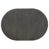 Lavon Oval 60-inch Wood Extension Leaf Dining Table Medium Grey | Grey | Medium Grey | 108211