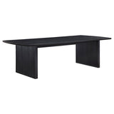 Brookmead 100-inch Extension Leaf Dining Table Black | King | Black | 108231