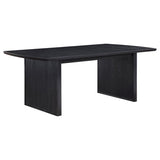 Brookmead 100-inch Extension Leaf Dining Table Black | King | Black | 108231