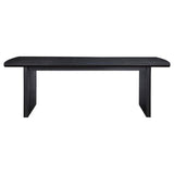 Brookmead 100-inch Extension Leaf Dining Table Black | King | Black | 108231