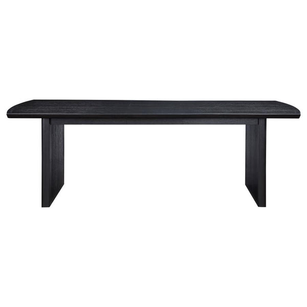 Brookmead 100-inch Extension Leaf Dining Table Black